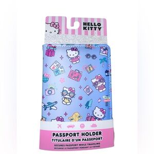 Hello Kitty Blue Passport Holder NWT